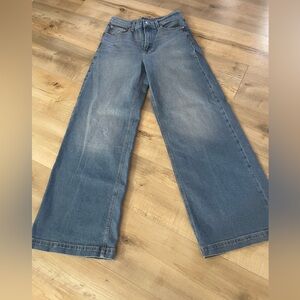 Gap high rise wide leg 28